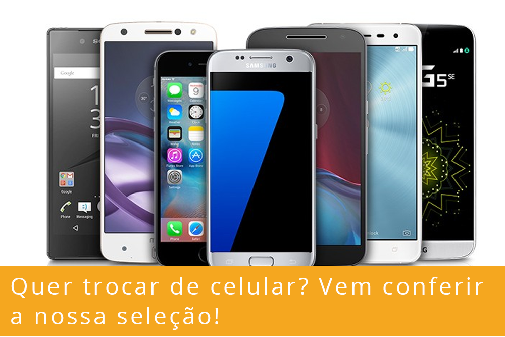 Celulares topo de linha no mercado atual