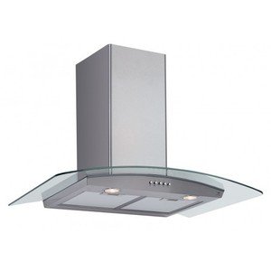 Arix Alise 60 cm Parede Aço Inox c/ Vidro