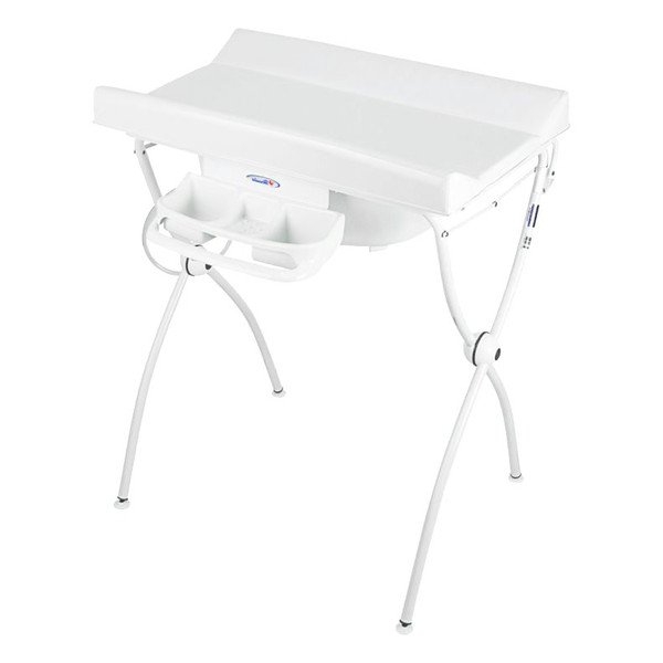 Banheira para Bebê Hércules Luxo Branco Com Suporte