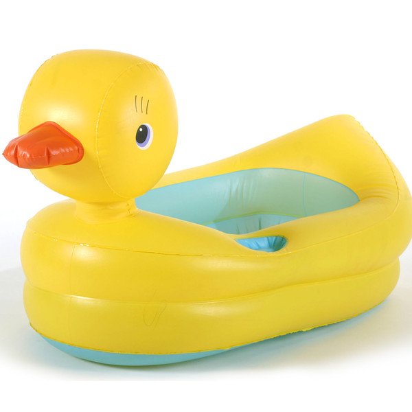 Banheira para Bebê Love Formato de Pato Inflável