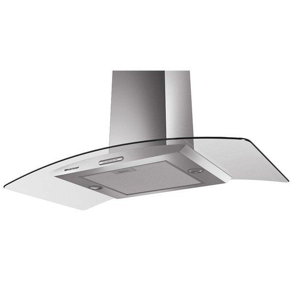 Brastemp BA390AR 90 cm Ilha Aço Inox c/ Vidro