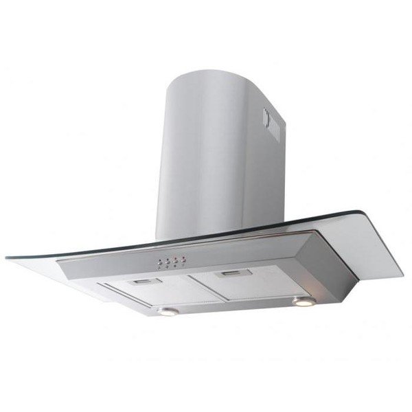 Fischer Talent Plus 90 cm Parede Aço Inox Escovado c/ Vidro