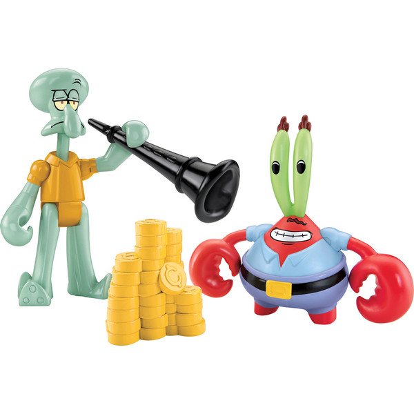 Fisher-Price Imaginext Bob Esponja Lula Molusco e Sirigueijo