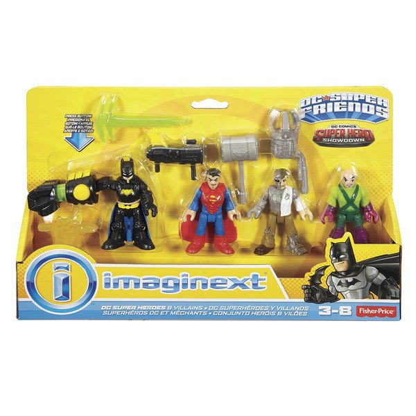 Fisher-Price Imaginext DC Super Friends Conjunto Heróis e Vilões