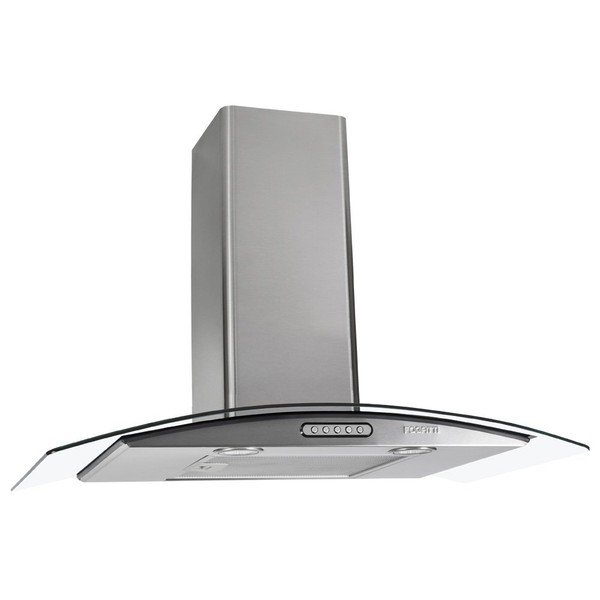 Fogatti CVC 75 cm Parede Inox e Vidro