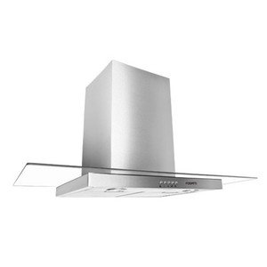 Fogatti CVR 90 cm Parede Aço Inox c/ Vidro
