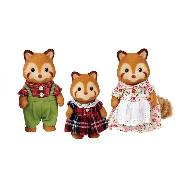 Gulliver Sylvanian Families Família dos Pandas Vermelhos