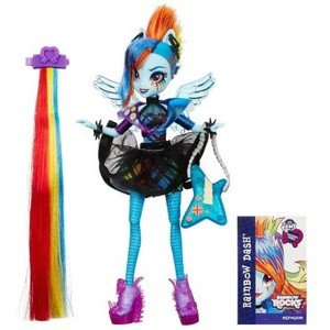 Hasbro My Little Pony Equestria Girls Rainbow Dash Rockin Hairstyle