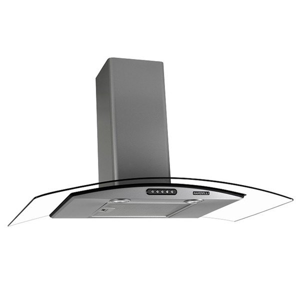 Nardelli CVC Slim Vidro Curvo 70 cm Parede Inox