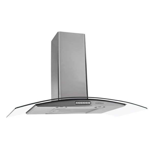 Nardelli CVC Slim Vidro Curvo 90 cm Parede Inox