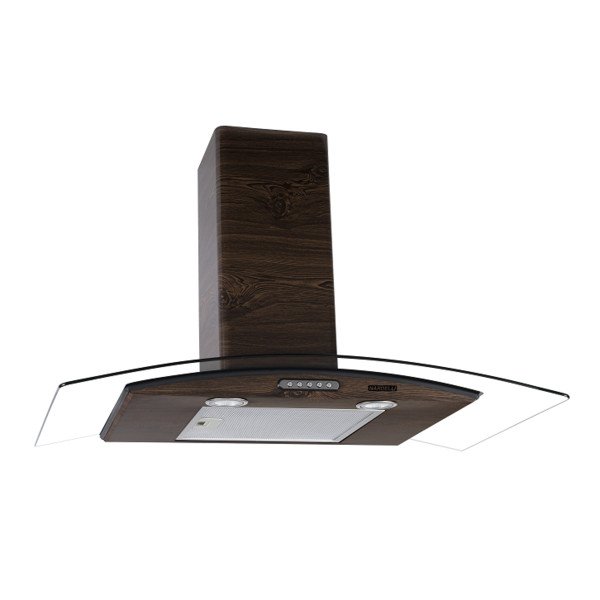 Nardelli Slim Wood Vidro Curvo 60 cm Parede