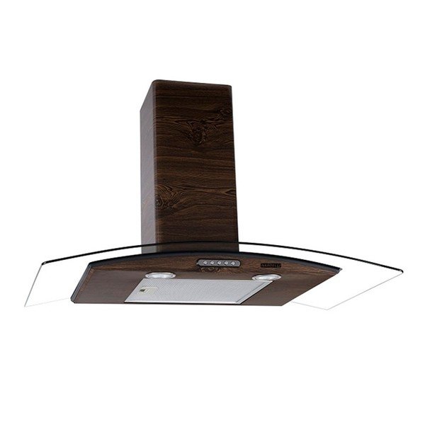Nardelli Slim Wood Vidro Curvo 70 cm Parede