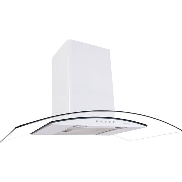 Nardelli Vidro Curvo 90 cm Parede Aço c/Vidro