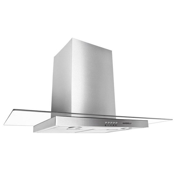 Nardelli Vidro Reto 70 cm Parede Aço Inox c/ Vidro