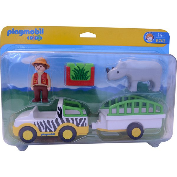 Sunny Playmobil 1-2-3 Safari com Rinoceronte